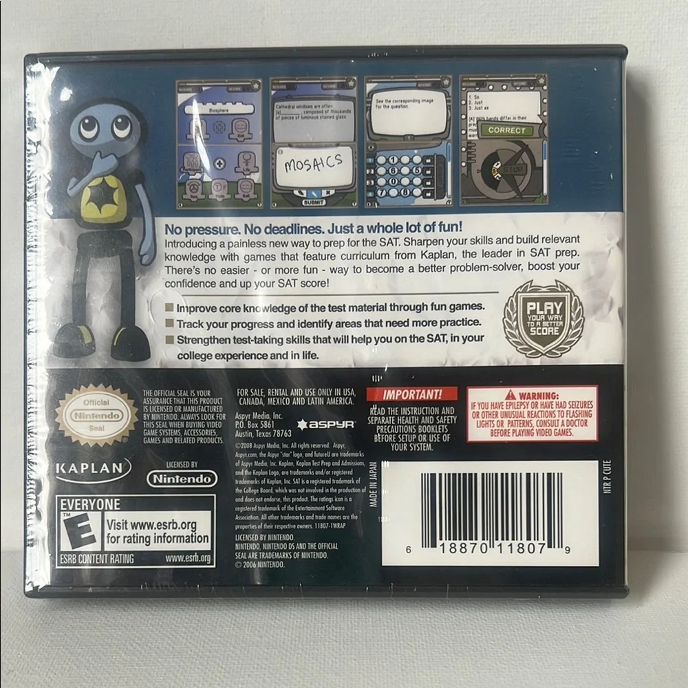 💥3/10 Sale - SPY FutureU Video Game for Nintendo DS